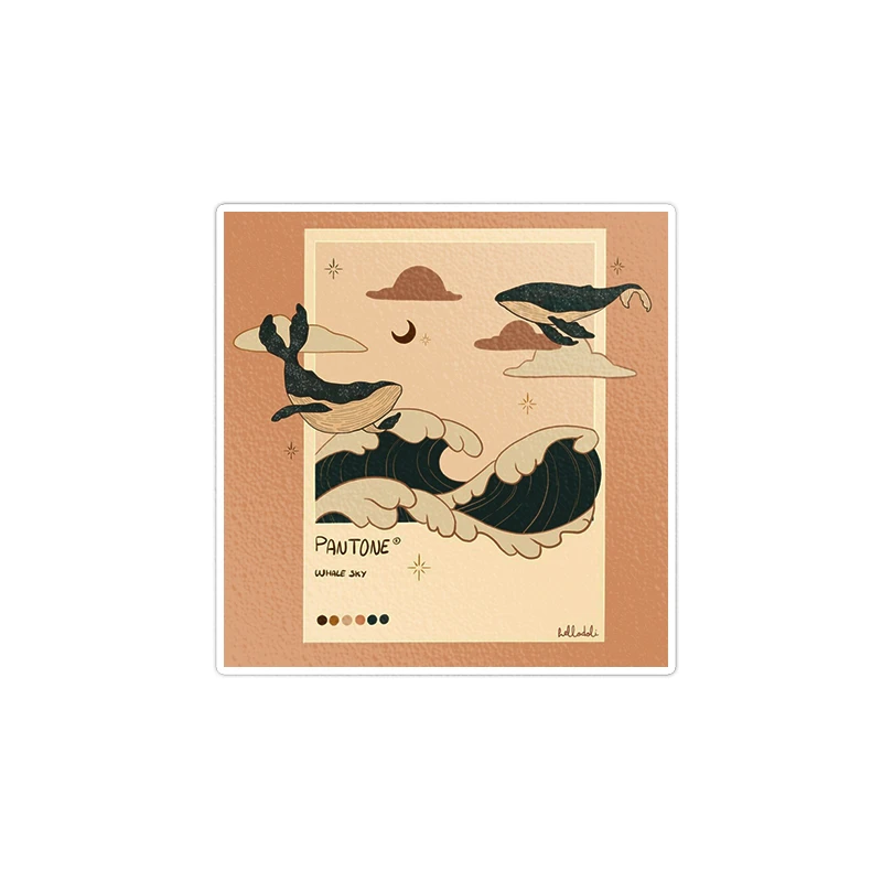 استیکر لپ تاپ ماسا دیزاین طرح pantone مدل STKA00193