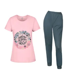 ست تی شرت و شلوار زنانه مدل SABA-3821