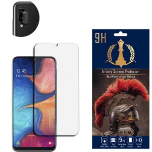   محافظ لنز دوربین اینفینیتی مدل PRO MAX مناسب برای گوشی موبایل سامسونگ Galaxy A20 به همراه محافظ صفحه نمایش