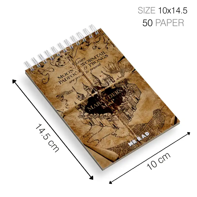 دفتر مستر راد طرح نقشه غارتگر هری‌پاتر کد Big Bang-1521