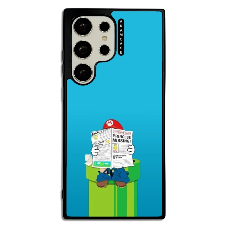 کاور آکام مدل AMC-WSGS23U-SUPER MARIO10 مناسب برای گوشی موبایل سامسونگ Galaxy S23 Ultra
