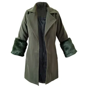 پالتو زنانه مدل خزدار کد 24