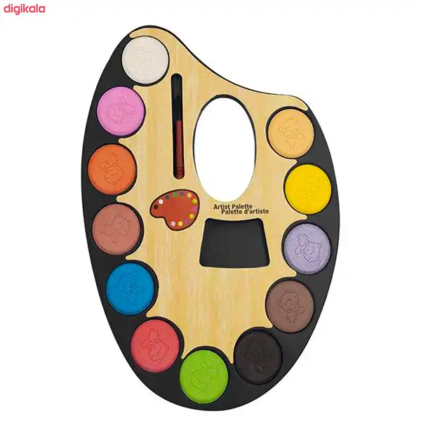 آبرنگ 12 رنگ مدل پالتی کد 1240