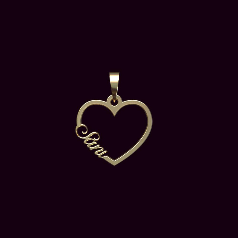 آویز گردنبند طلا 18 عیار زنانه مدوپد مدل اسم سانی sani کد PB1-10125