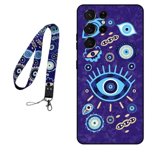 Megafone Devil Eye 0023 Cover For Samsung Galaxy S21 Ultra 5G Mobile Neckband
