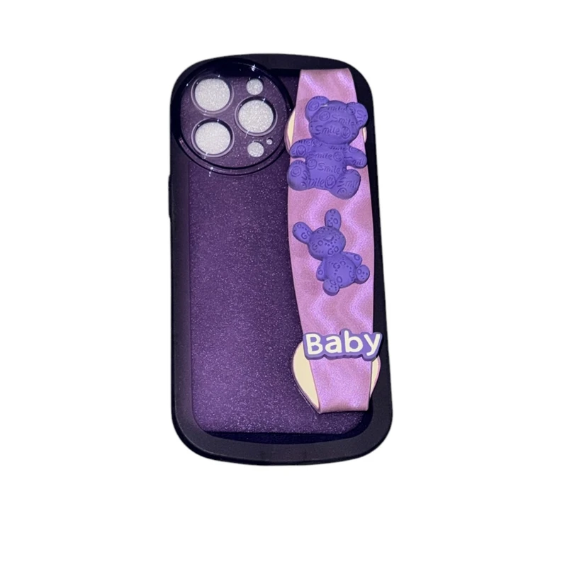 کاور طرح خرس کد CD21 مناسب برای گوشی موبایل اپل Iphone 14 plus