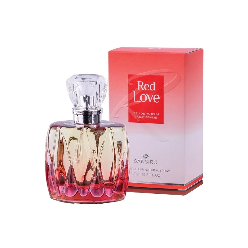 ادوپرفیوم زنانه سنسیرو مدل Red love با رایحه گرم و شیرین حجم 90 میلی لیتر