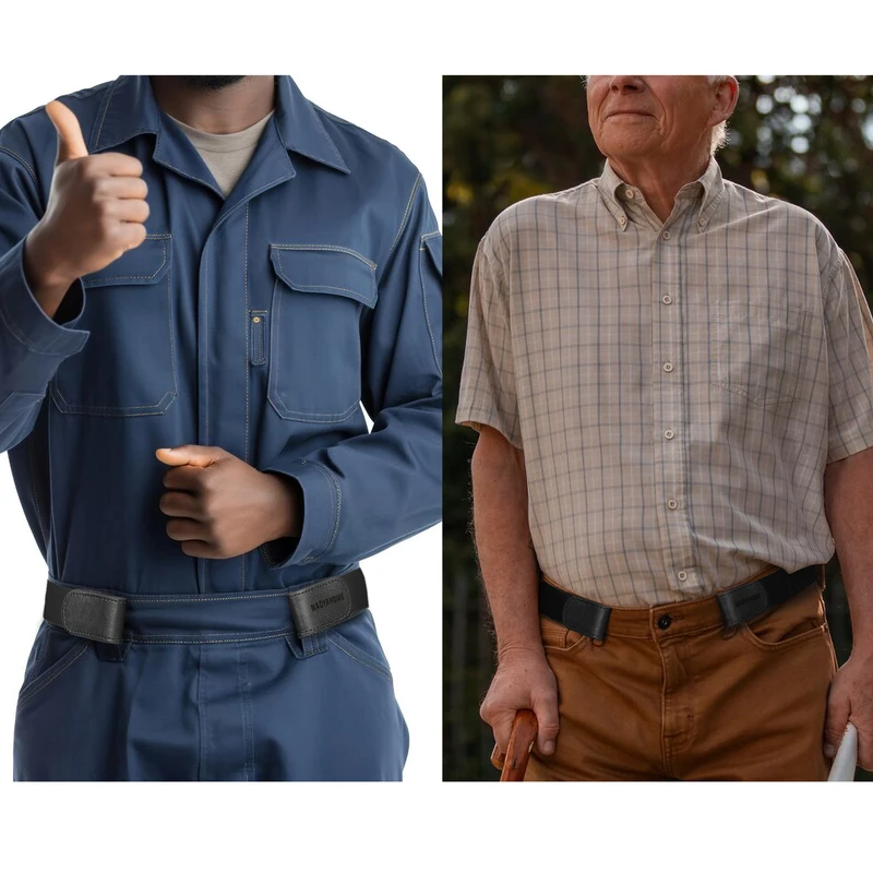 عکس شماره 8 : کمربند مردانه نادیاهوم مدل بدون سگک