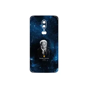 MAHOOT Morgan Freeman Cover Sticker for OnePlus 6