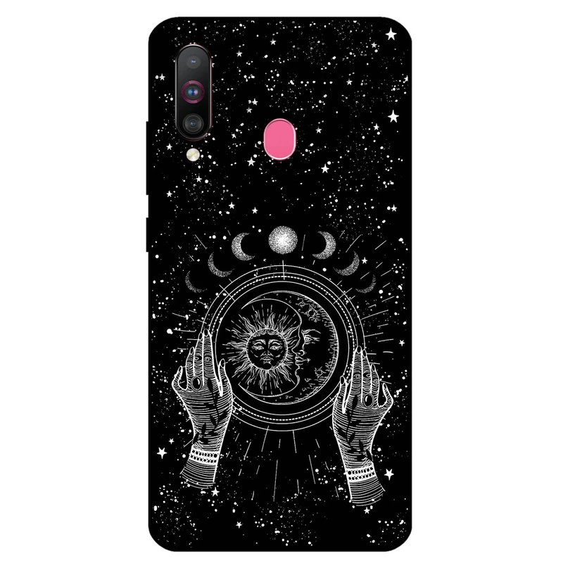 کاور مگافون طرح ماه و خورشید مدل 1892 مناسب برای گوشی موبایل سامسونگ Galaxy M30 / A40 S         