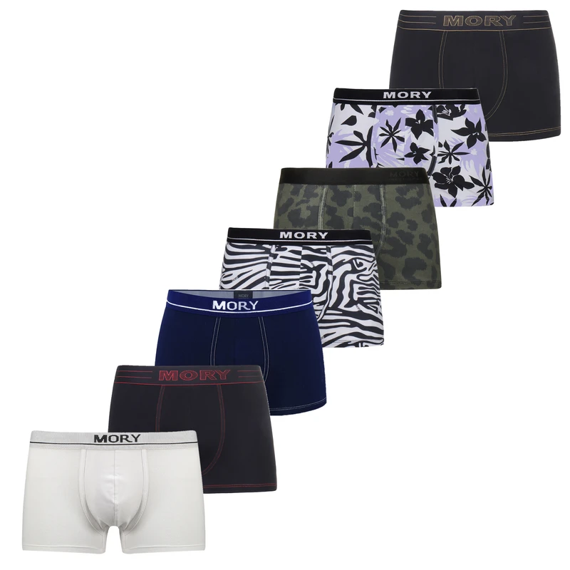 شورت ترانک مردانه موری مدل 036 بسته 7 عددی