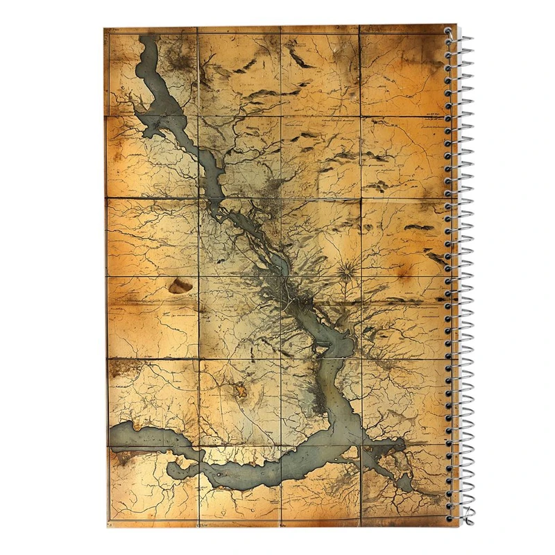 دفتر لیست خرید 50 برگ مدوپد مدل نقشه کد DF15530