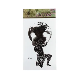 تتو موقت مدل مرد و کره زمین کد 384