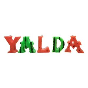 شمع مدل شب یلدا مجموعه 5 عددی