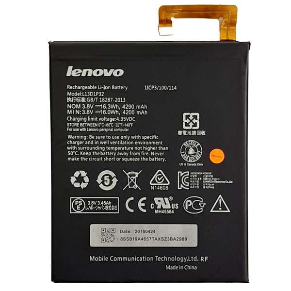 باتری تبلت مدل L13D1P32 ظرفیت 4200 میلی آمپر ساعت مناسب برای تبلت لنوو A5500 