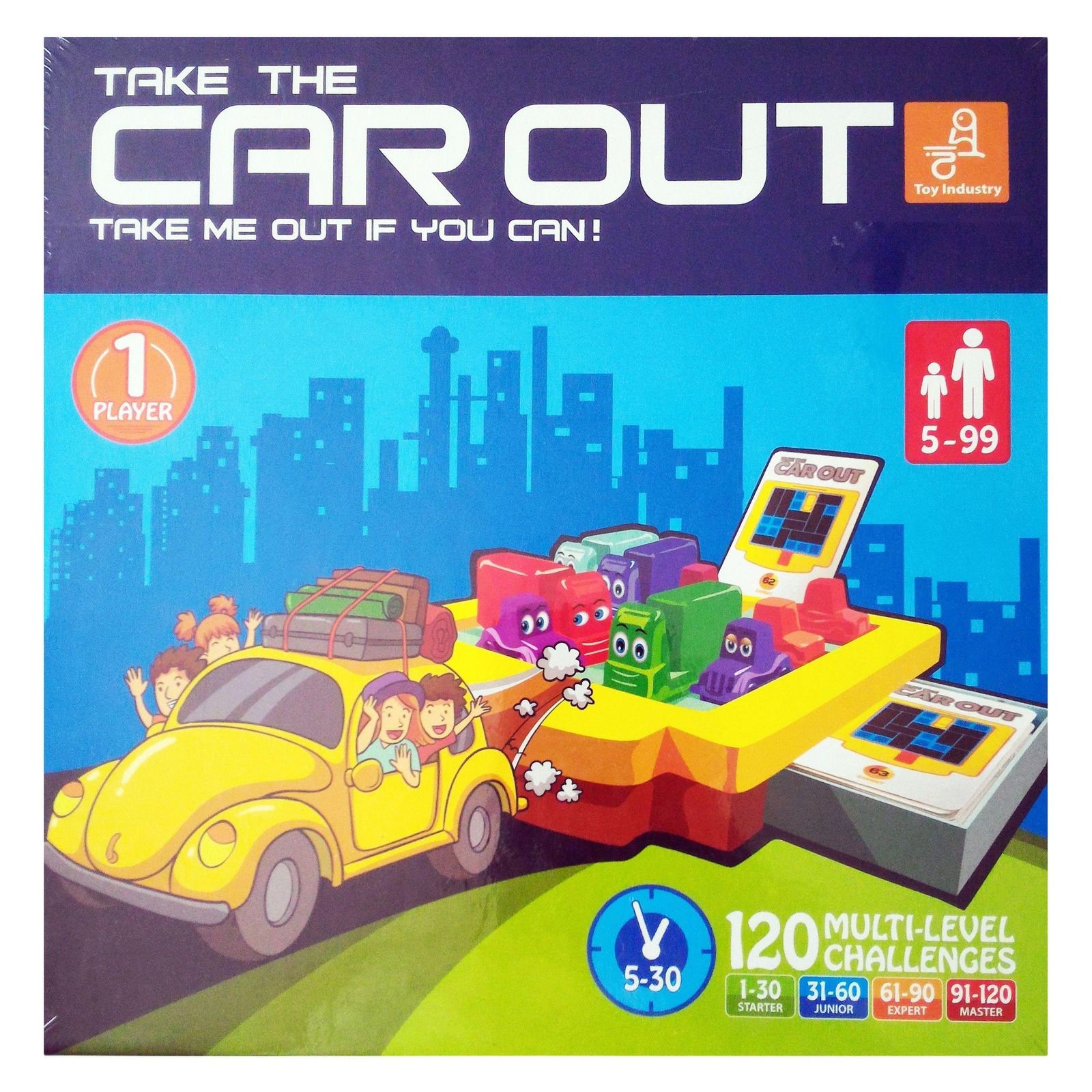 بازی فکری فکرانه مدل car out -  - 1