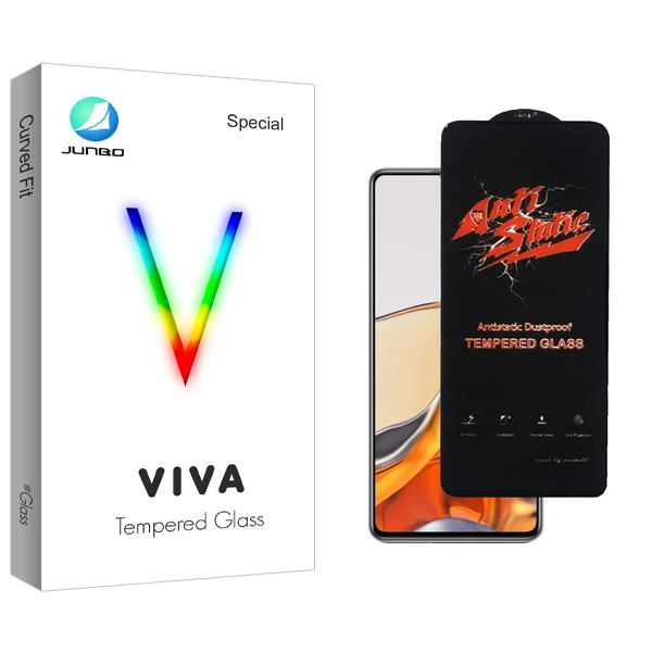 محافظ صفحه نمایش شیشه ای جانبو مدل Viva Glass AntiStatic مناسب برای گوشی موبایل شیائومی 11T Pro 5G 2107113SG