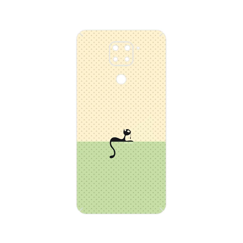 برچسب پوششی ماهوت مدل Minimal Internet Cat Icon مناسب برای گوشی موبایل شیائومی Redmi Note 9