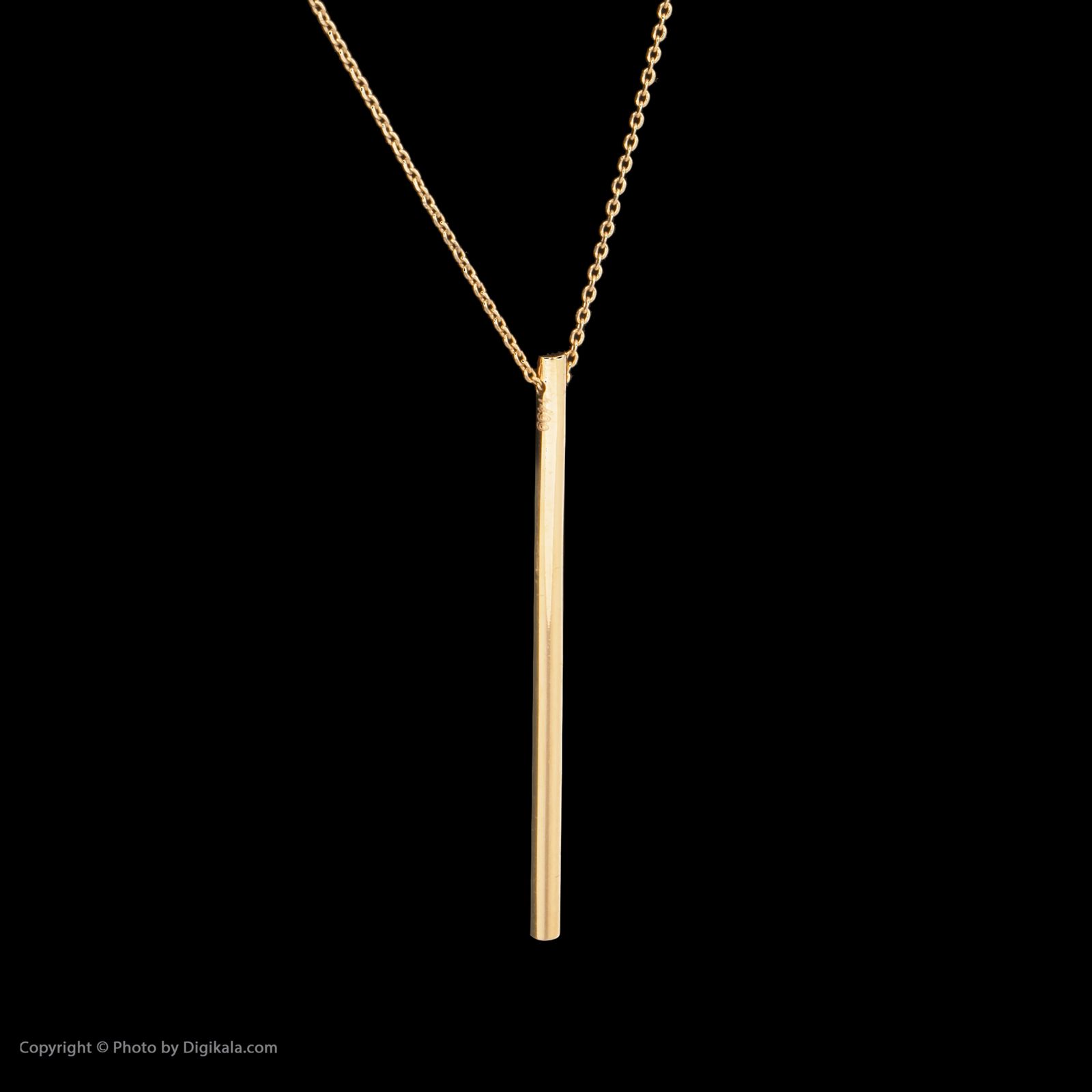 گردنبند طلا 18 عیار زنانه سنجاق مدل X059704 -  - 3