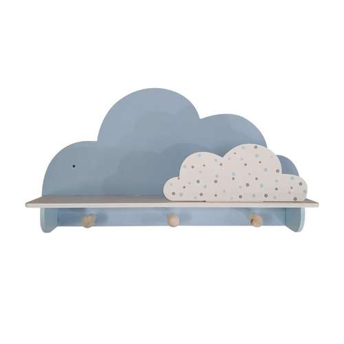 شلف دیواری اتاق کودک مدل MKids52-Blue