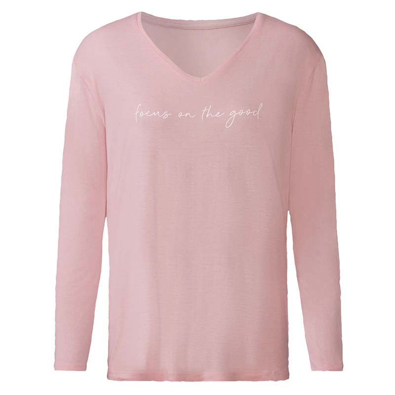 تی شرت آستین بلند زنانه اسمارا مدل یقه هفت کد E25