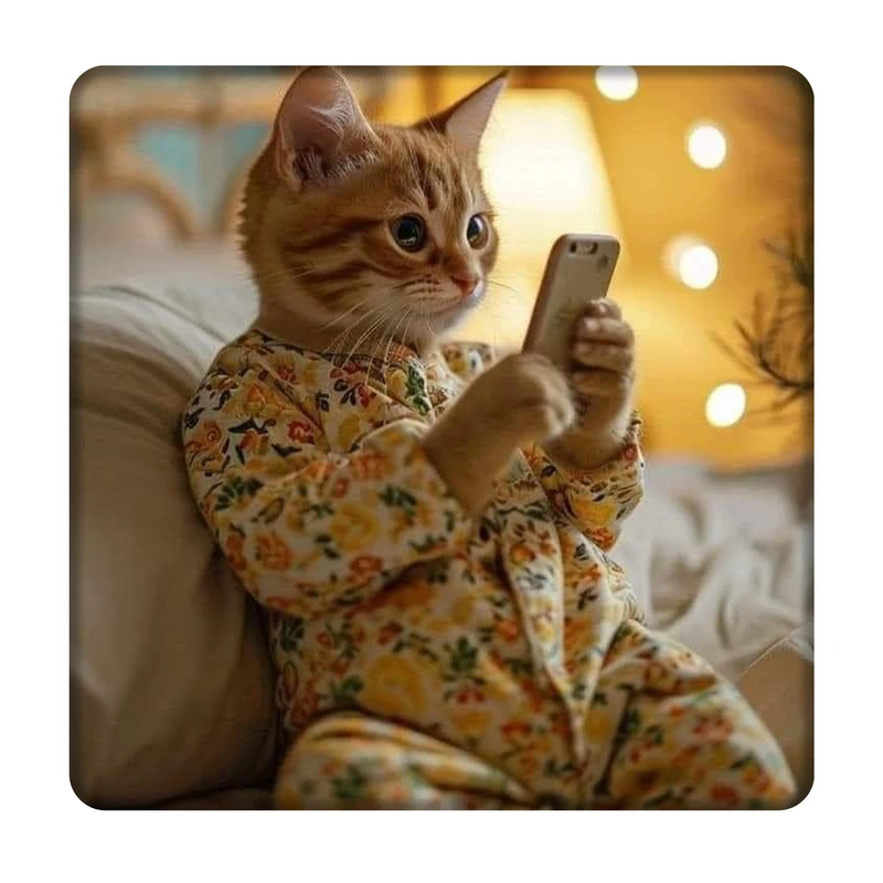 تابلو کاشی کاری مدل گربه کد 10