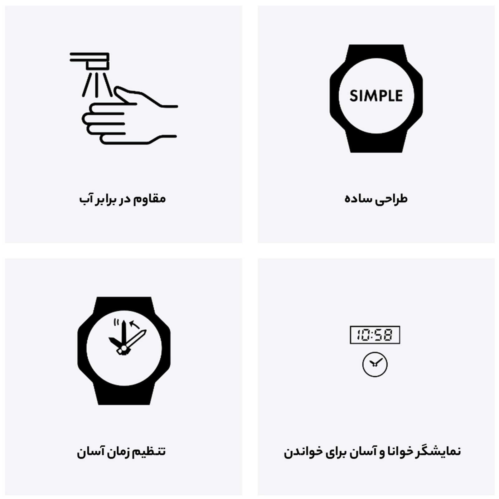 ساعت مچی عقربه ای کاسیو مدل MW-59-7B -  - 9