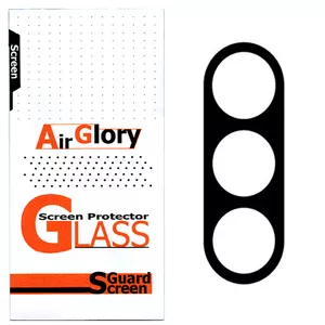 محافظ لنز دوربین شیشه ای ایرگلوری مدل سه بعدی مناسب برای گوشی موبایل سامسونگ Galaxy A14 / A24 / A34