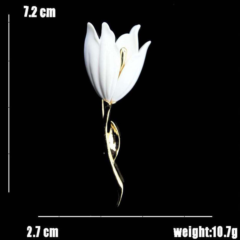 گل سینه زنانه مدل گل لاله کد 00544