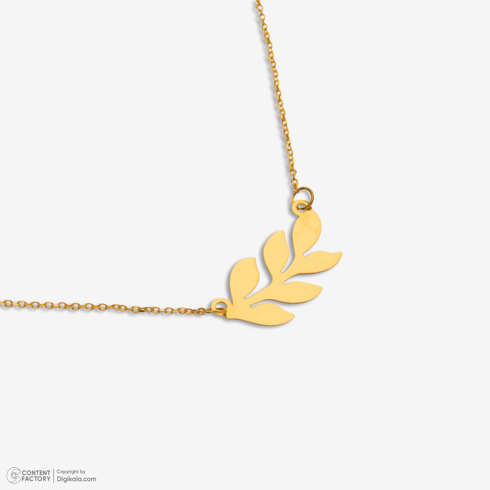 گردنبند طلا 18 عیار زنانه با زنجیر حلقه‌ای (فلامینگو) مایا ماهک مدل MM2175 -  - 5