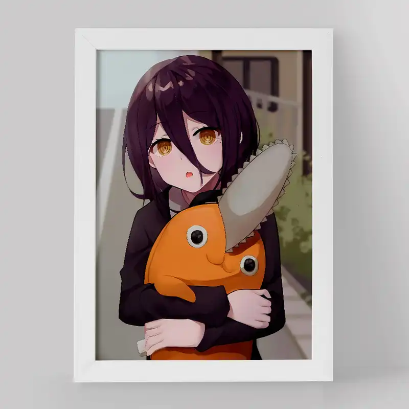 تابلو خندالو مدل ریزه انیمه مرد اره ای کد 17953