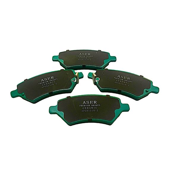 لنت ترمز جلو خودرو ایسر مدل New.seramic دو جفت مناسب برای چری آریزو 5 و چری آریزو 6