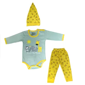 ست 3 تکه لباس نوزادی مدل K2000