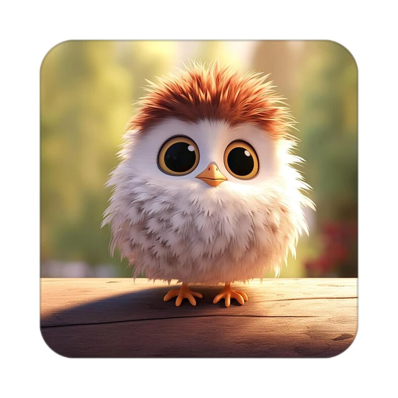 زیر لیوانی کاکتی طرح حیوانات کارتونی مدل mp28153