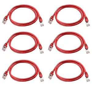 پچ کورد Cat5e سرلینک کد 100 بسته 6 عددی