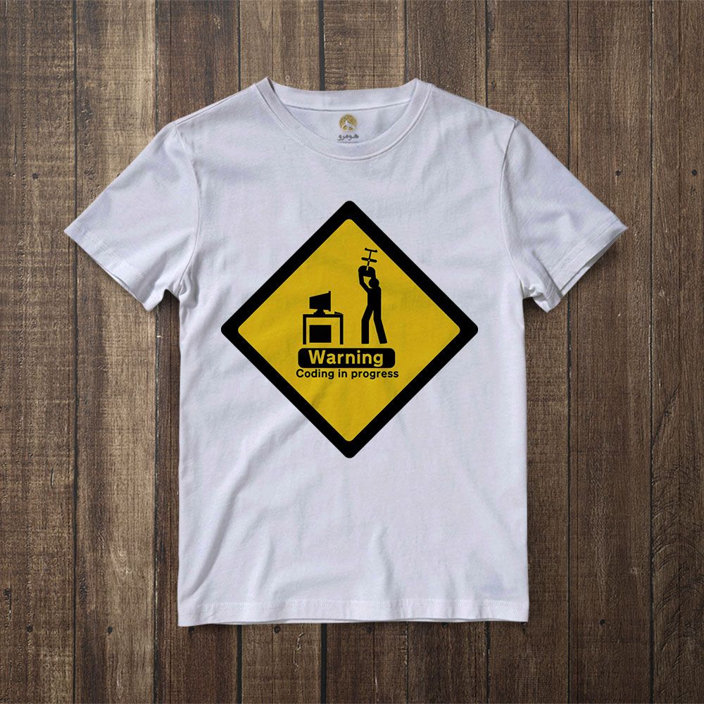 تی شرت آستین کوتاه زنانه هومرو مدل TW506 برنامه نویس -  - 5