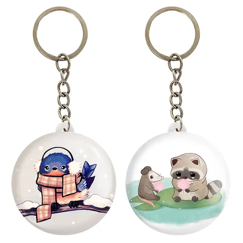 جاکلیدی خندالو مدل حیوانات بامزه کد 2106021064 مجموعه 2 عددی