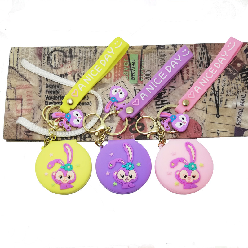 جاکلیدی دخترانه مدل آینه سیلیکونی طرح خرگوش جاکلیدی دخترانه مدل آینه سیلیکونی طرح خرگوش