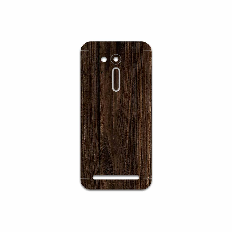 برچسب پوششی ماهوت مدل Dark Walnut Wood مناسب برای گوشی موبایل ایسوس Zenfone Go