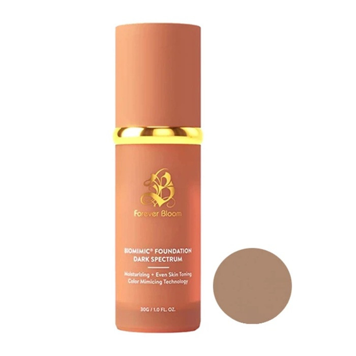 کرم پودر بایومیمیک رنگی مایع SPF 50 فوراور بلوم مدل 4in1 شماره 03 مناسب برای انواع پوست حجم 30 میلی‌لیتر