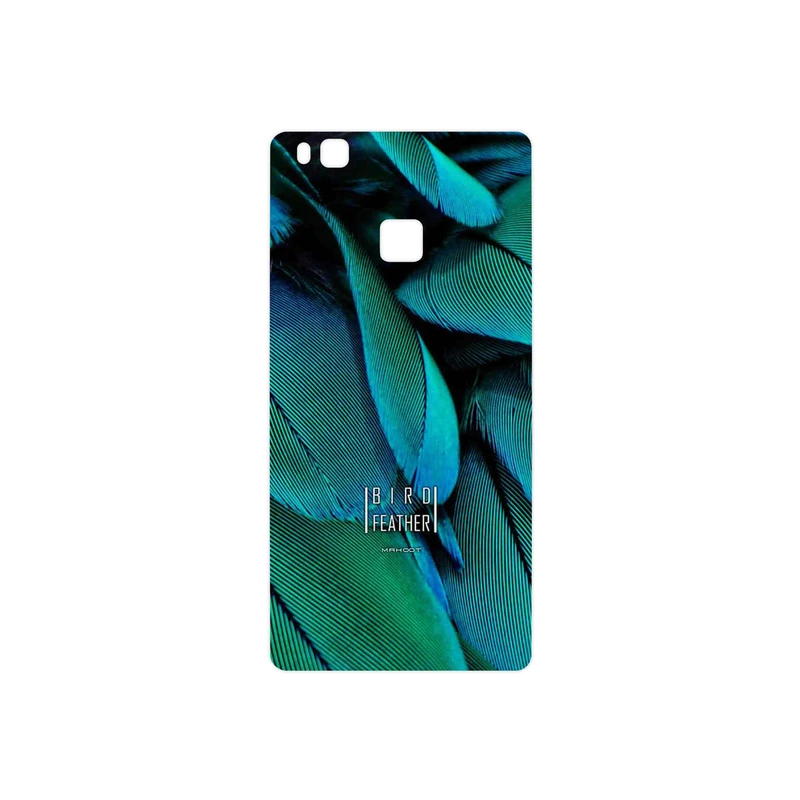 برچسب پوششی ماهوت مدل Green Feather مناسب برای گوشی موبایل هوآوی P9 Lite
