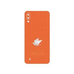 MAHOOT Minimalist origami bird Cover Sticker for Samsung Galaxy M10