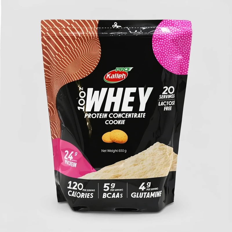 پودر پروتئین وی با طعم بیسکوئیت کاله پرو - 650 گرم
