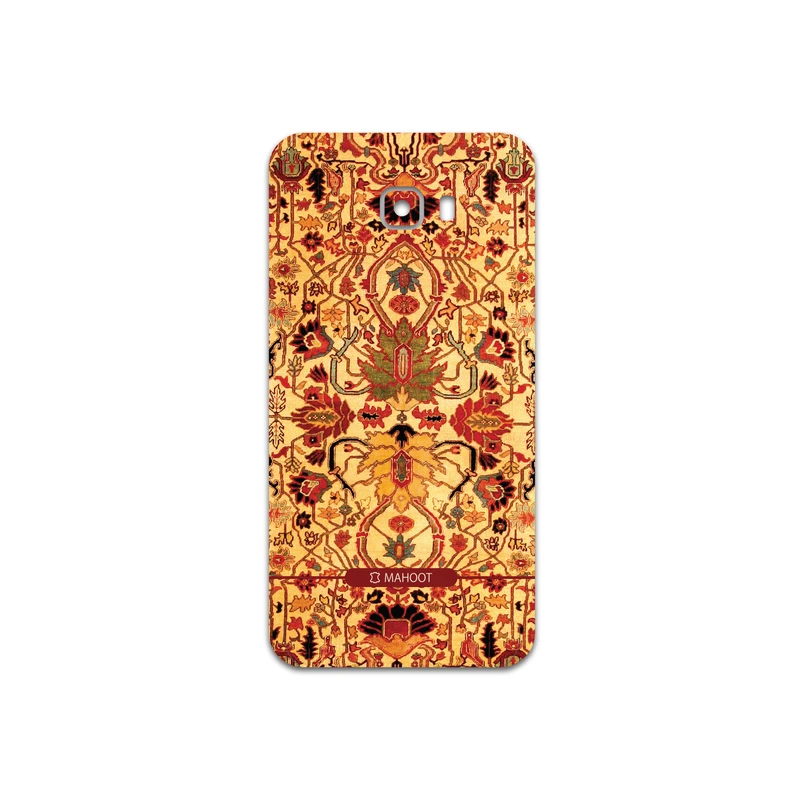 برچسب پوششی ماهوت مدل Persian-Carpet-Yellow مناسب برای گوشی موبایل سامسونگ Galaxy C7 Pro