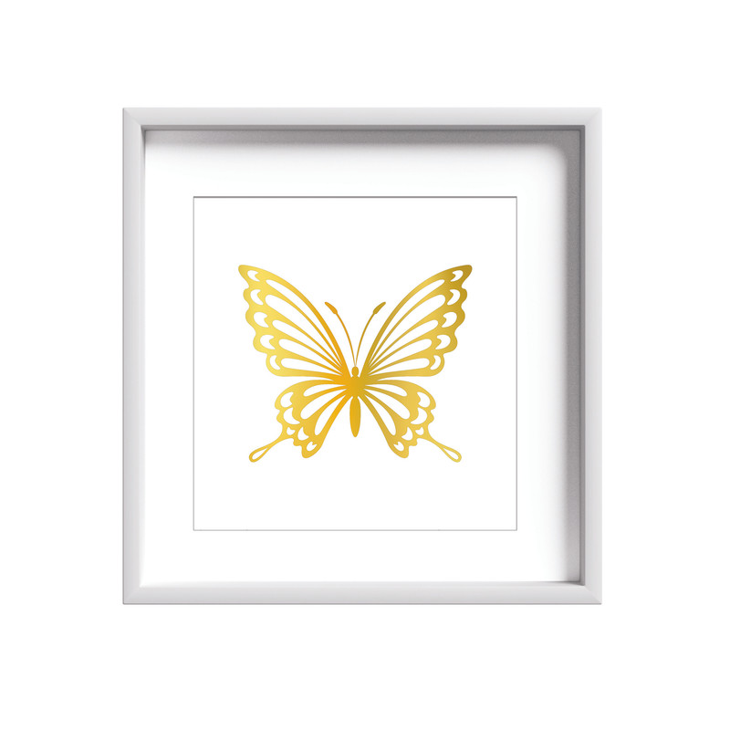 تابلو طلاکوب زرکات طرح پروانه مدل Butterfly