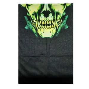 دستمال سر و گردن مدل جمجمه کد 572ESKR