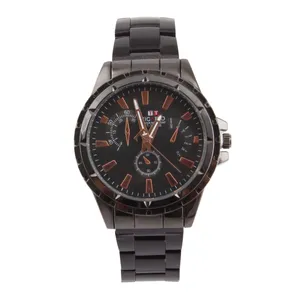 ساعت مچی عقربه‌ای مردانه مدل بند استیل کد WHM_218