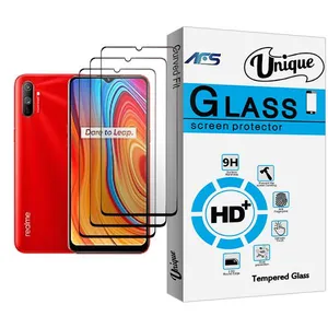 AFS Unique Glass MIX003 Screen Protector For Realme C3 Pack Of 3
