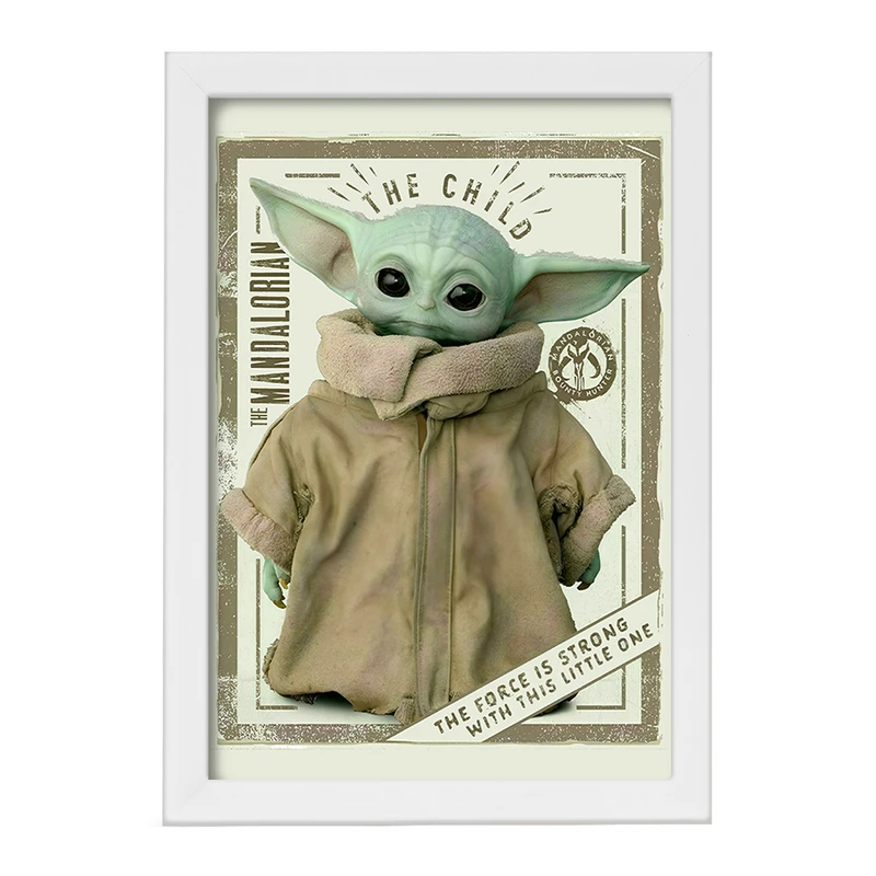 تابلو خندالو مدل بیبی یودا کد F10754