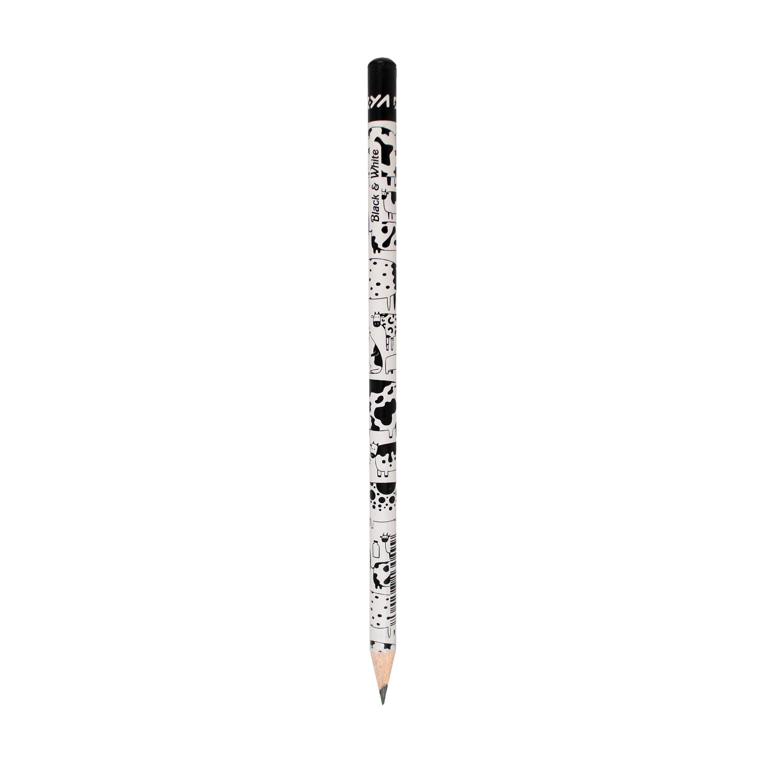 مداد مشکی آریا مدل BLACK & WHITE کد B01